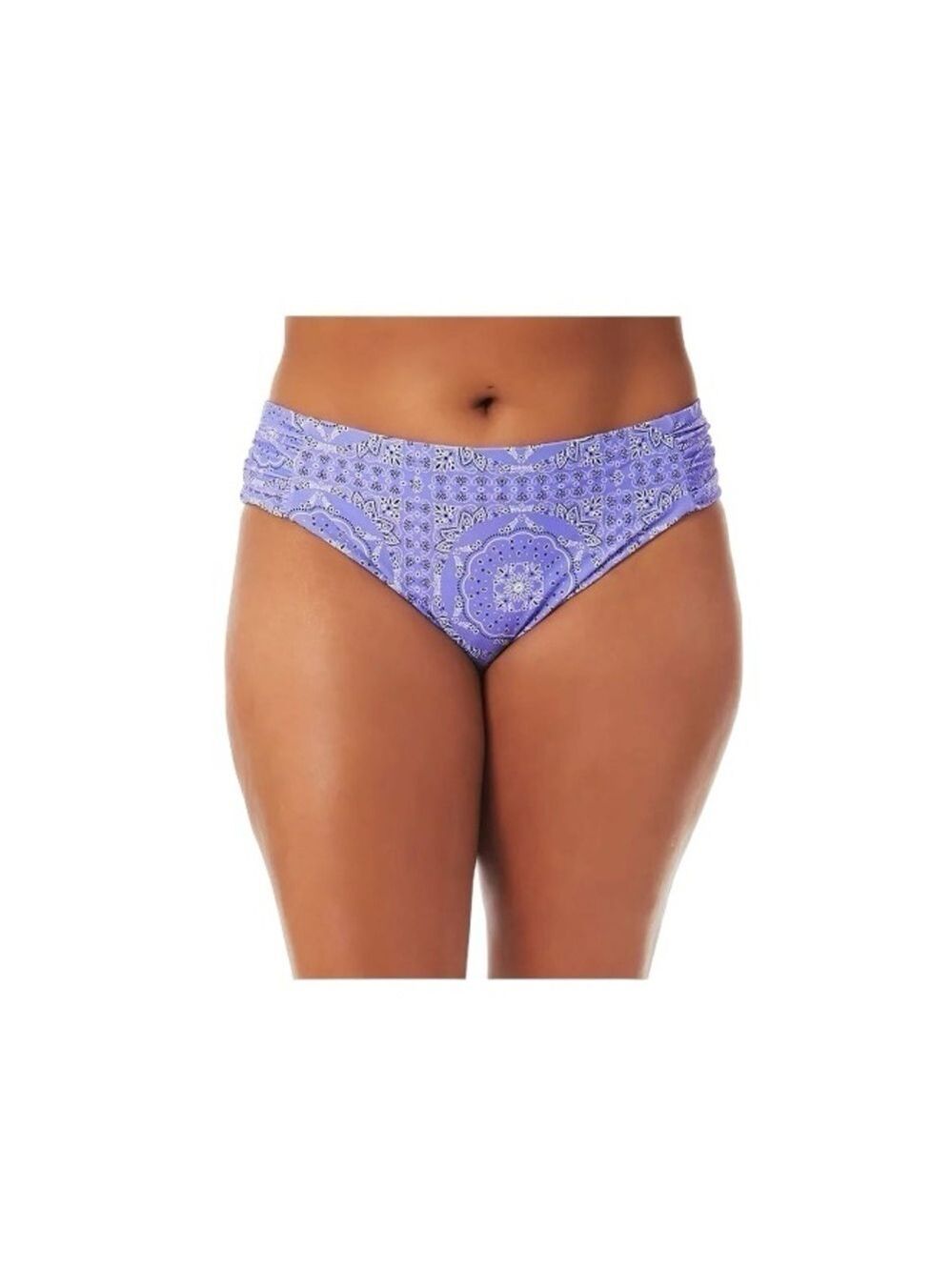 California Waves Purple Bikini Bottom